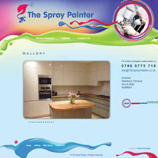 The Spray Painter Web Design